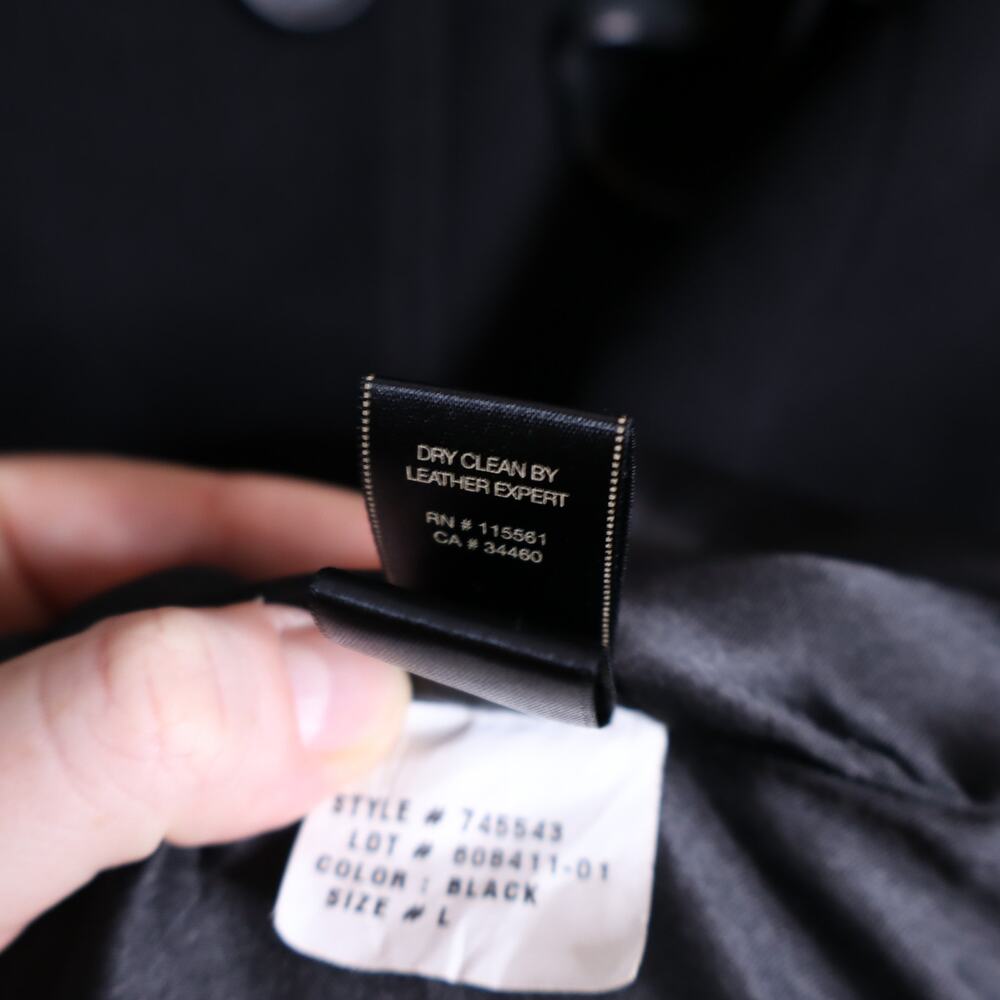 7 For All Mankind Black Women's Wool Coat - Picture 11 of 11